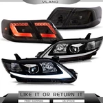 Vland Led Headlights +smoked Tail Set Kits For Toyota Camry 2010-2011. Fixed Price $343.19.