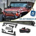 52" 1600W Led Light Bar Combo Beam+roof Mount Bracket For 07-18 Jeep Wrangler Jk. Fixed Price $164.89.