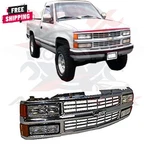 New Front Chrome Grille Headlamp Side Lights 1994-1999 Chevy C1500 Suburban. Fixed Price $300.02.