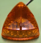 Grote G5053 Amber Teardrop Wedge Marker Clearance Light. Fixed Price $15.00.