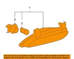 Gm Oem 05-13 Corvette Rear Lamps-backup 25965414. Fixed Price $166.90.