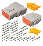 Pin Deutsch DTM04-12P DTM06-12S Waterproof Connector Kit Solid Contacts. Fixed Price $13.56.