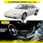 12X For 1989- 1994 Nissan 240SX Interior Led Lights Bulb Package Kit Ultra White. Fixed Price $15.96.
