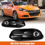 Fog Lights Clear For 2013-2016 Dodge Dart Front Bumper Driving Lamp+wiring Kit. Fixed Price $65.99.