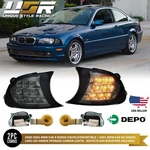 Depo Amber Led Smoke Corner Signal Light For 2000-2001 Bmw E46 2D Coupe / Cabrio. Fixed Price $96.95.