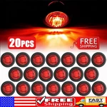 20X 3/4" Led Side Marker Lights Truck Trailer Round Red Bullet Clearance Lamp. Fixed Price $18.79.