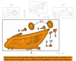Honda Oem 16-17 Accord Front Lamps Components-headlamp Assy 33150T2AA61. Fixed Price $365.39.