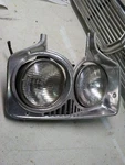 Drivers Headlamp With Trim For 1966 Plymouth Fury Convertible. Fixed Price $74.95.