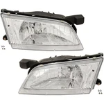 Headlight Set For 98-99 Nissan Altima Left & Right With Bulb NI2503123 NI2502123. Fixed Price $77.90.