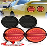 Smoke Led Tail Lights Lamps + Hyperflash Harness For 1997-2004 Chevy Corvette C5. Fixed Price $226.00.