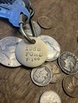 1968 Ford F-100 Truck Solid Brass Key Fob. Fixed Price $14.95.