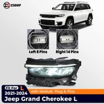 For 2021-2024 Jeep Grand Cherokee Full Led Headlight W/ Animation Left Driver. Fixed Price $299.00.