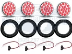 Trux TLED-4X40 Inch Round 19 Diode Red/white Dual Revolution Light. Fixed Price $200.00.