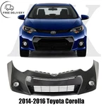 Front Bumper Cover Paintable & Fog Lights Assembly For 2014-2016 Toyota Corolla. Fixed Price $342.00.