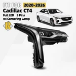 Full Led Headlight For 2020-2026 Cadillac CT4 W/cornering Lamp 9 Pins Right Side. Fixed Price $529.00.