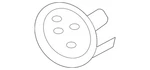 Genuine Nissan Hole Cover 62257-8J000. Fixed Price $32.01.