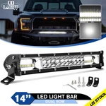 14" Inch 600W Led Work Light Bar Spot Flood Combo Offroad Truck Boat Ute Atv Utv. Fixed Price $24.62.