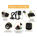 Trailer Wiring Harness For Hyundai Veracruz 2007-2012 W/ Factory Tow Package. Fixed Price $34.99.