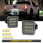 For 2014-22 Toyota Tundra White Led License Plate Number Lights Lamps 812700C040. Fixed Price $12.99.