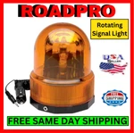 Roadpro Rotating Signal Light Revolving Magnetic Mount 6FT. Cigarette Cord 12V. Fixed Price $39.98.