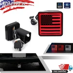 American Flag Custom Designed Hitch Cover Led Brake Lamp Fit 2" Towing & Hauling. Fixed Price $24.99.