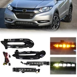 For Honda Hrv 2016-2018 Led Drl Fog Lights Lamps Double Colors W/ Turn Signal. Fixed Price $64.85.