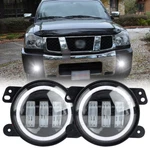 4" Led For Nissan Titan 2005-2019 Clear Lens Pair Front Bumper Fog Lights Lamps. Fixed Price $49.99.