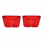 New Pair Of Red Back Up Light Lamp Lens Trim Parts Fits 1962-1964 Chevy Ii A3041. Fixed Price $73.05.
