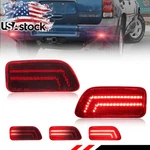 Red Led Rear Tail Brake Bumper Reflector Lights For 02-09 Chevrolet Trailblazer. Fixed Price $39.99.