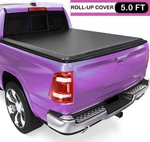 5FT Roll Up Soft Tonneau Cover W/ Led For 2017-26 Honda Ridgeline Truck Bed. Fixed Price $122.80.