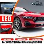 Pair 2023-2026 Ford Mustang S650 Led Projector Headlights W/sequential Turn. Fixed Price $501.59.