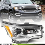 For Gmc Acadia 2017-2019 W/ Led Drl Chrome Halogen Headlight Passenger Right. Fixed Price $131.98.