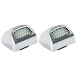 Led Chrome License Plate Lamp For 1999-2013 Chevrolet Silverado 1500/2500/3500HD. Fixed Price $9.99.