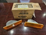 Mopar Nos 4328690, 4328691 Park Lamp Pair, P-body, 1989-1990 Sundance And Shadow. Fixed Price $87.00.