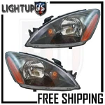 Headlights Headlamps Pair Left Right Set For 04-07 Mitsubishi Lancer. Fixed Price $185.46.