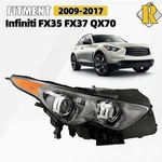 Hid Headlight For 2009-2017 Infiniti FX35 FX37 QX70 W/o Bulb &ballast &afs Right. Fixed Price $179.99.