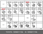 Genuine Oe Housing Connector, 9098011156 For Toyota 90980-11156. Fixed Price $8.19.