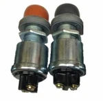 Lot Of 2 Push Button Start Switches W/ 1 Black And Red Rubber Covers. Fixed Price $13.50.