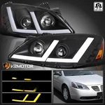 Fits 2005-2010 Pontiac G6 Black Projector Headlights Switchback Led Signal Lamps. Fixed Price $230.66.