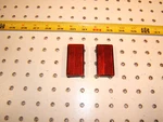 Mercedes W124 300CE,R129 SL,W220 Black Backing Safety Oe REFLECTORS,1248200074. Fixed Price $18.99.
