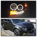 Black 2008-2012 Ford Escape Led Halo Projector Headlights Headlamps Left+right. Fixed Price $215.99.