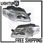 Headlights Headlamps Pair Left Right Set For 06-10 Volkswagen Passat. Fixed Price $178.81.