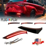 For Toyota Sienna 2021-2025 Led Rear Bumper Marker Tail Lights Brake Signal Drl. Fixed Price $59.99.