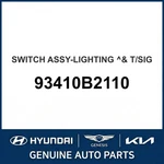 2014-2019 Kia Soul Switch Assembly-lighting & T/sig Oem New 93410B2110. Fixed Price $109.13.