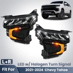 Led Headlight For 2021-2024 Chevy Tahoe W/ Halogen Turn Signal Left+right Pair. Fixed Price $239.00.