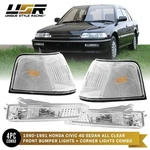 Combo Depo Clear Corner + Bumper Signal Light For 1990-1991 Honda Civic 4D Sedan. Fixed Price $68.96.