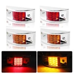 Amber/red Sealed Chrome Side Marker Clearance Lights Truck Trailer 12-24V. Fixed Price $49.98.