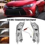 For 2015-2017 Toyota Camry Xle Xse Led Fog Light Sequential Turn Signal Lamp Drl. Fixed Price $58.00.