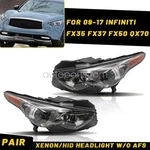 2X Headlights For 2009-2013 Infiniti FX35 FX50 QX70 W/o Sport Package. Fixed Price $336.29.