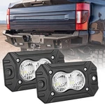 2PC 5" Flush Mount Led Light Bar Flood Pods Driving Reverse 4" For Toyota Tundra. Fixed Price $32.03.